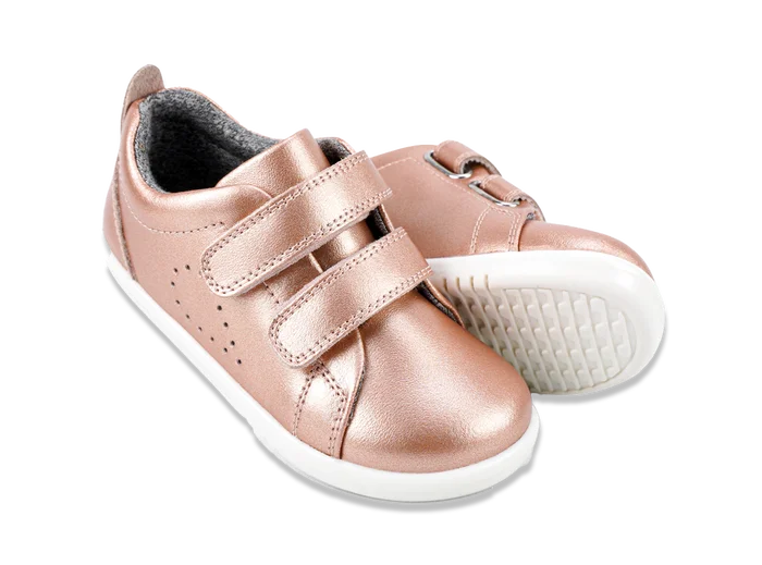 bobux grass court rose gold