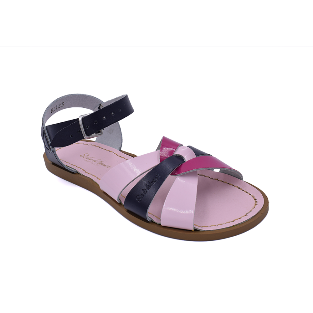 Purple top saltwater sandals