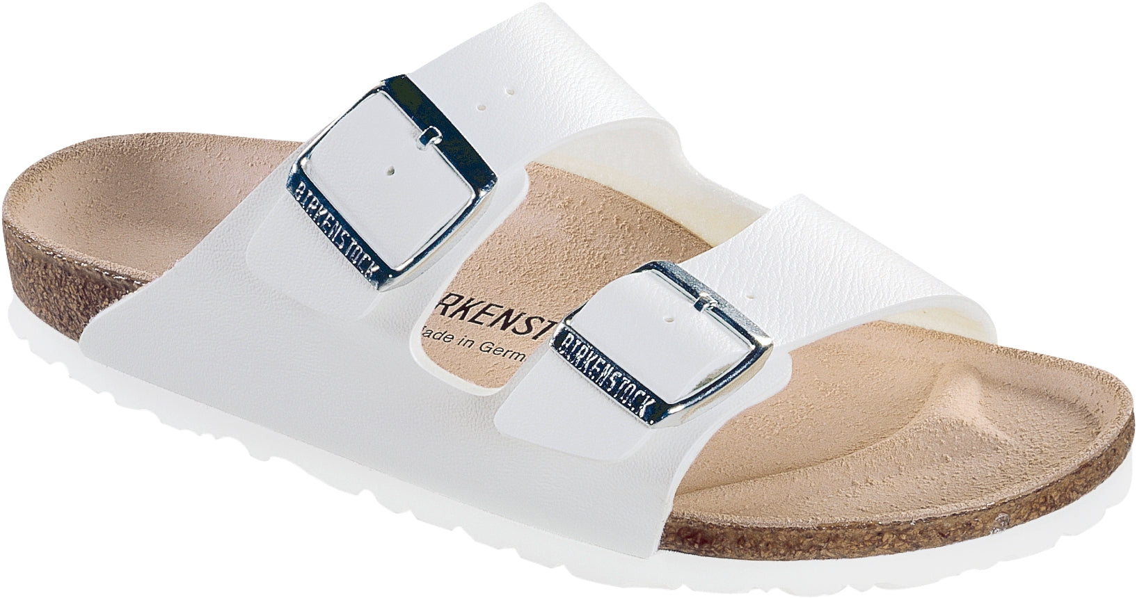 Birkenstock Adults Arizona Birko Flor White Regular