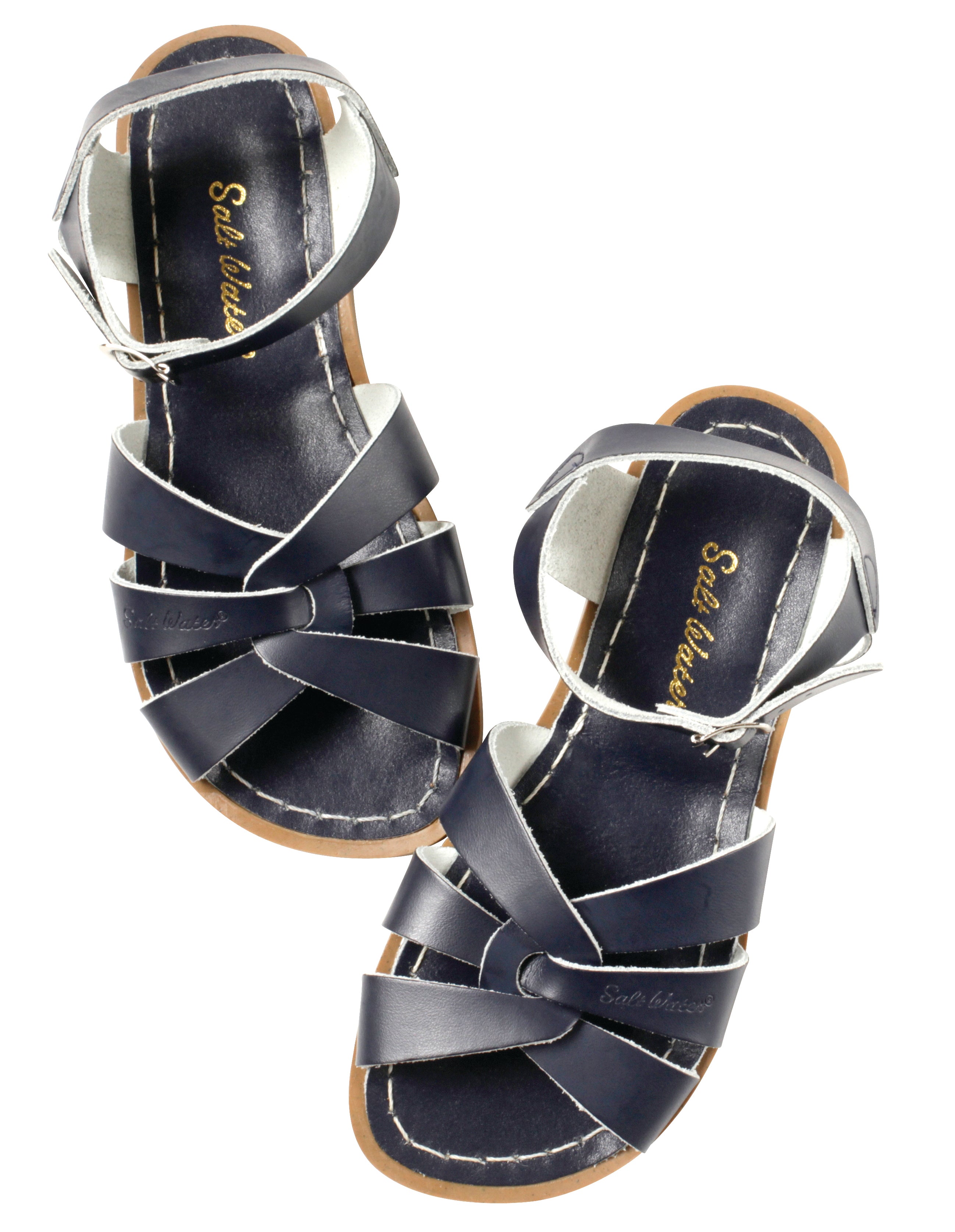 Salt Water Sandals Original Navy Little Treads
