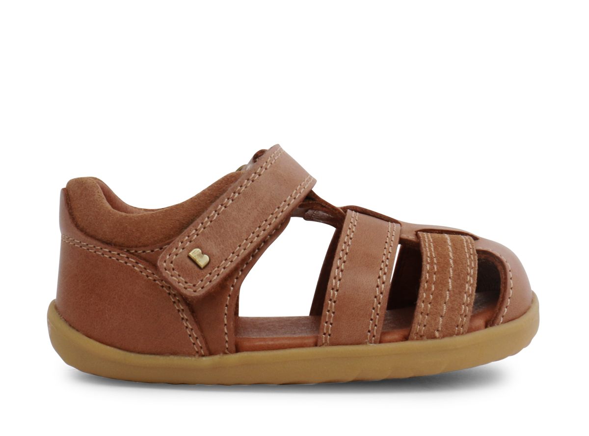 Bobux Step Up Roam Sandal - Caramel – Little Treads