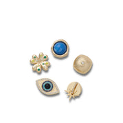 Crocs Jibbitz - Gold Gem Mystic - 5 Pack