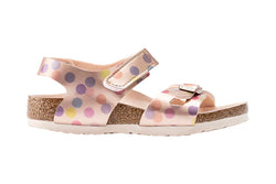 Birkenstock Kids Colorado Birko-Flor - Metallic Dots Copper - Narrow