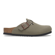 Birkenstock Boston Birki-Buc - Stone - Narrow