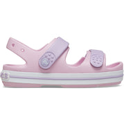 Crocs Kids' Crocband Cruiser Sandal - Pink + Lavender