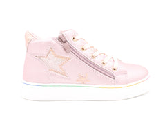 Surefit Aria Hi-Top Boots - Metallic Pink