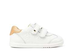 Bobux Iwalk Sprite - White + Pale Gold