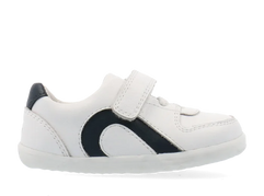 Bobux Step Up Comet - White + Navy