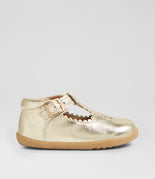 Bobux Step Up  Poppy Flat Shoe - Gold