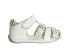 Surefit Bec Sandal - White + Silver
