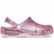Crocs Kids' Classic Glitter Clog - Pink Milk