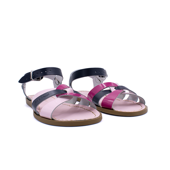 Saltwater sandals 2025 shiny pink