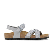 Birkenstock Kids Kumba Sandal - Shiny Glitter Silver - Narrow