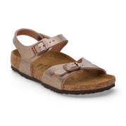 Birkenstock Kids Rio Birko-Flor - Graceful Taupe - Narrow