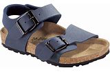 Birkenstock New York Birko-Flor - Navy - Narrow