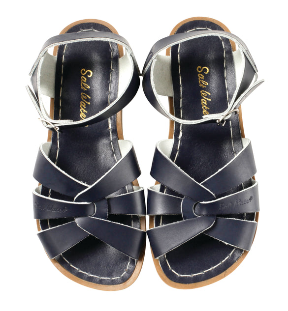 Salt Water Sandals Original Navy Little Treads