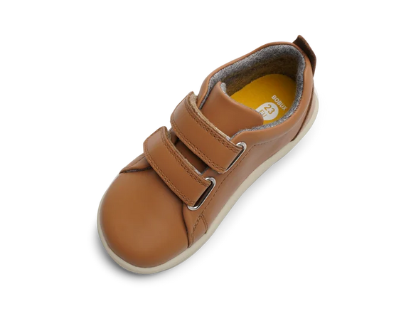 Bobux Iwalk Grass Court Shoe Caramel Little Treads