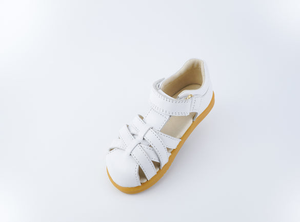 Bobux Iwalk Cross Jump Sandal White Little Treads