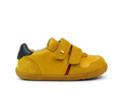 Bobux Step Up Riley Trainer - Chartreuse + Navy