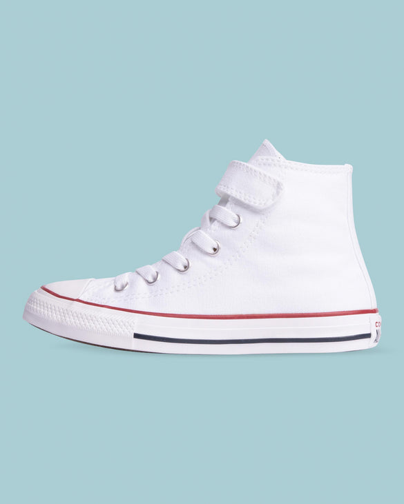 White high top converse youth discount