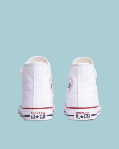 White high top converse junior on sale